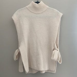 Topshop Turtleneck Sleeveless Sweater
